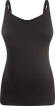 Noppies Naadloze Voedingstop Seamless - Black - M/L