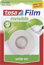 tesa Tesa 57477-00004-03 tesafilm Invisible Transparant (l x b) 33 m x 19 mm 1 stuk(s)