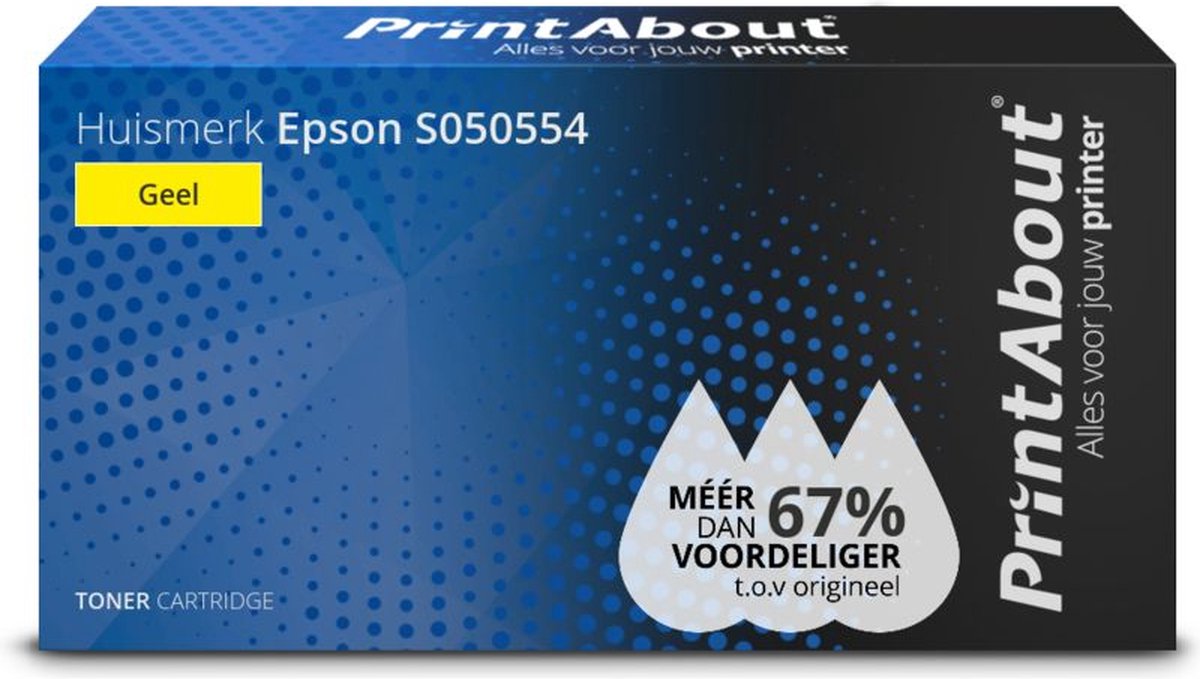 PrintAbout - Alternatief voor de Epson S050554 / geel