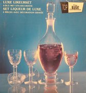 Service à liqueur de Luxe 5 pièces avec décoration