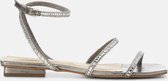 Mangará Aroeira Dames sandalen - kristallen bandjes - Onyx - Maat 39