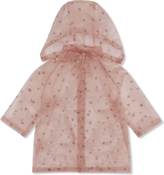 Konges Slojd Regenjas Brume Raincoat Cherry Blush Maat 56 jaar bol