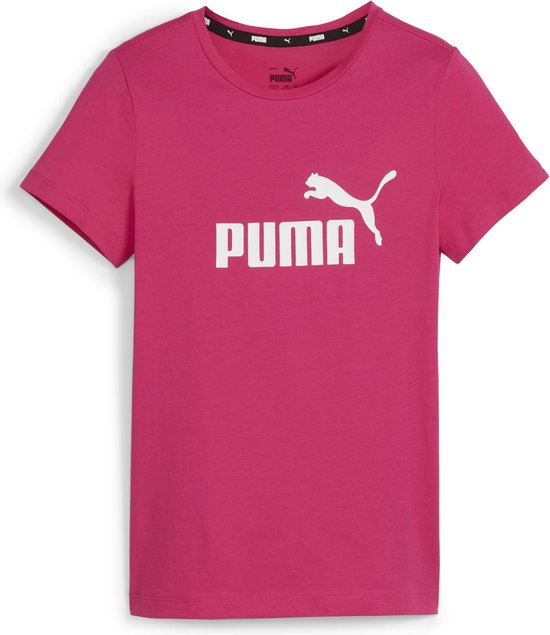 T-shirt PUMA ESS Logo Tee G FALSE - Garnet Rose