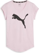 PUMA Train Favorite Heather Cat Tee Dames Sportshirt - Grape Mist