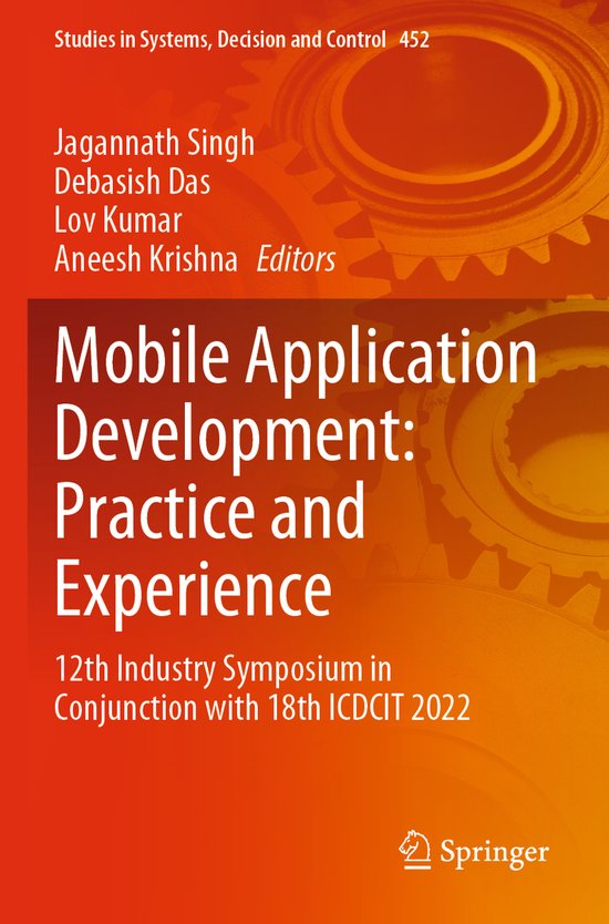 Studies in Systems, Decision and Control452- Mobile Applicat ... - cover