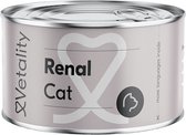 Vetality Kattenvoer Nierdieet - Kattenvoer Natvoer Blik - 24 x 100 gram - Ontlast en Ondersteunt de Nieren van je Kat