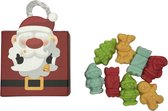 Kerstman hanger met kerst snoep - Kerstman - Gingerbread house - kerstboom - snoeppot
