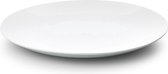 Assiettes de Luxe - 27 cm - 12 Pièces - Wit - Restauration - Set - Pack - Assiettes Witte - Qualité - Porcelaine - Assiette Plate - Assiette Petit Déjeuner - Assiette Déjeuner