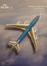 Magneet vliegtuig boeing 747 KLM schaal 1:500 lengte 14cm