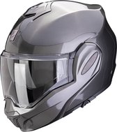 Scorpion EXO-TECH EVO PRO SOLID Metallic grey - ECE goedkeuring - Maat L - Integraal helm - Scooter helm - Motorhelm - Grijs - Geen ECE goedkeuring goedgekeurd