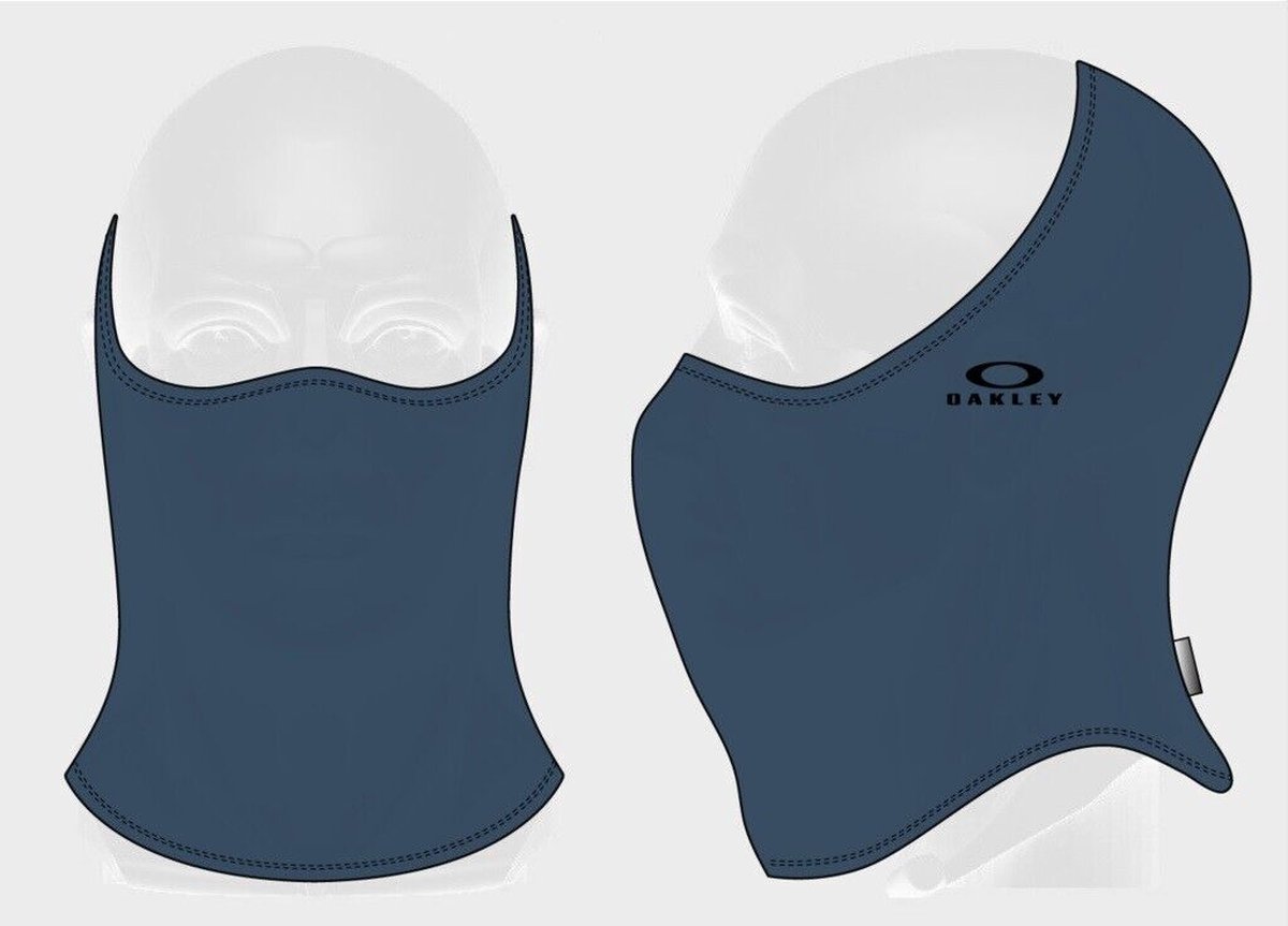 Oakley Mask Loose Gezicht Mask Snow en Desert perfecte bescherming tegen zon wind /M Blauw