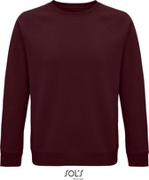 SOLS Premium Unisex Adult Space Organic Raglan Sweatshirt (Bourgondië) M