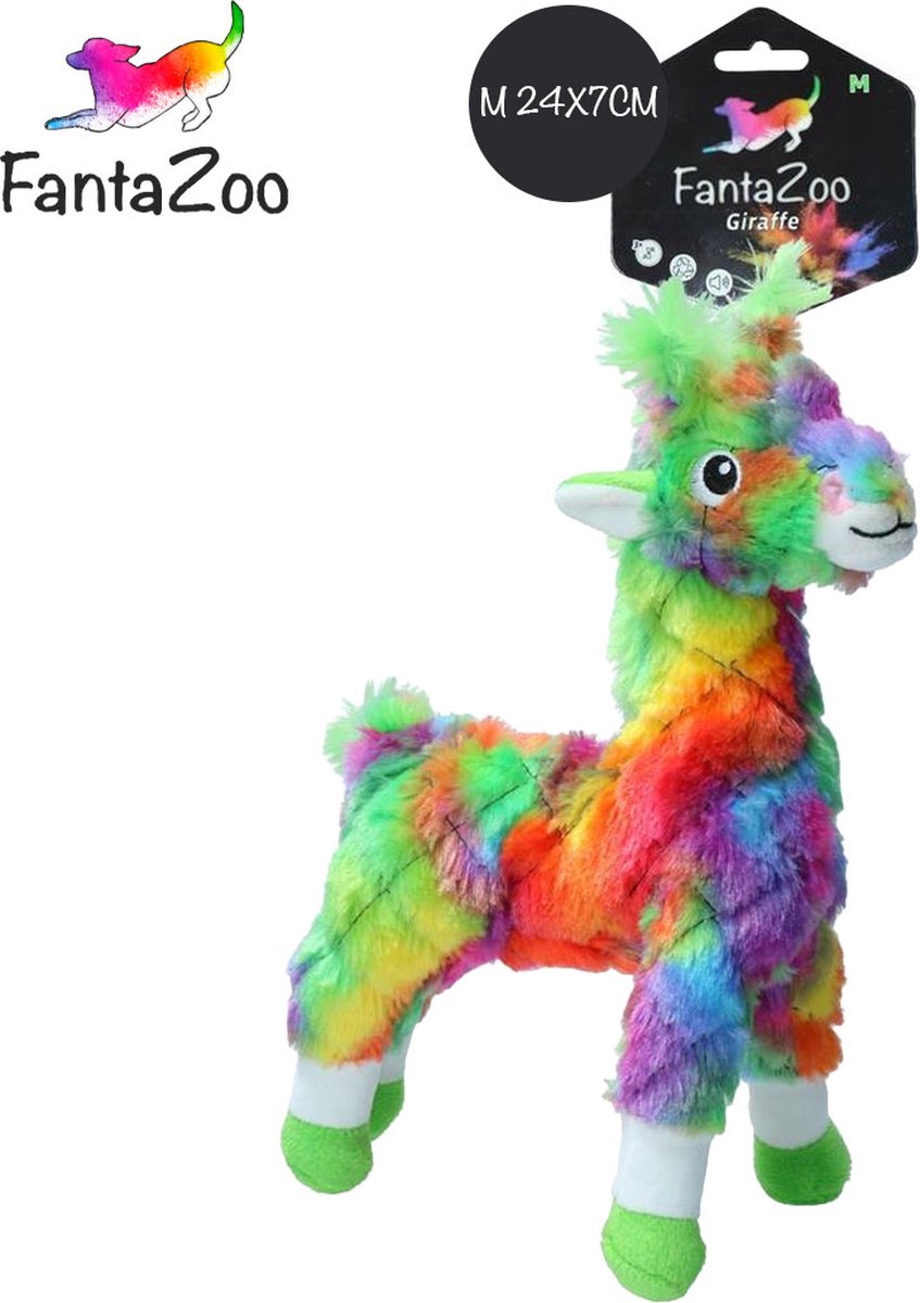 Jouet 1er âge pour chiot peluche girafe