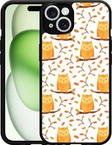 Cazy Hardcase Hoesje geschikt voor iPhone 14 Cute Owls