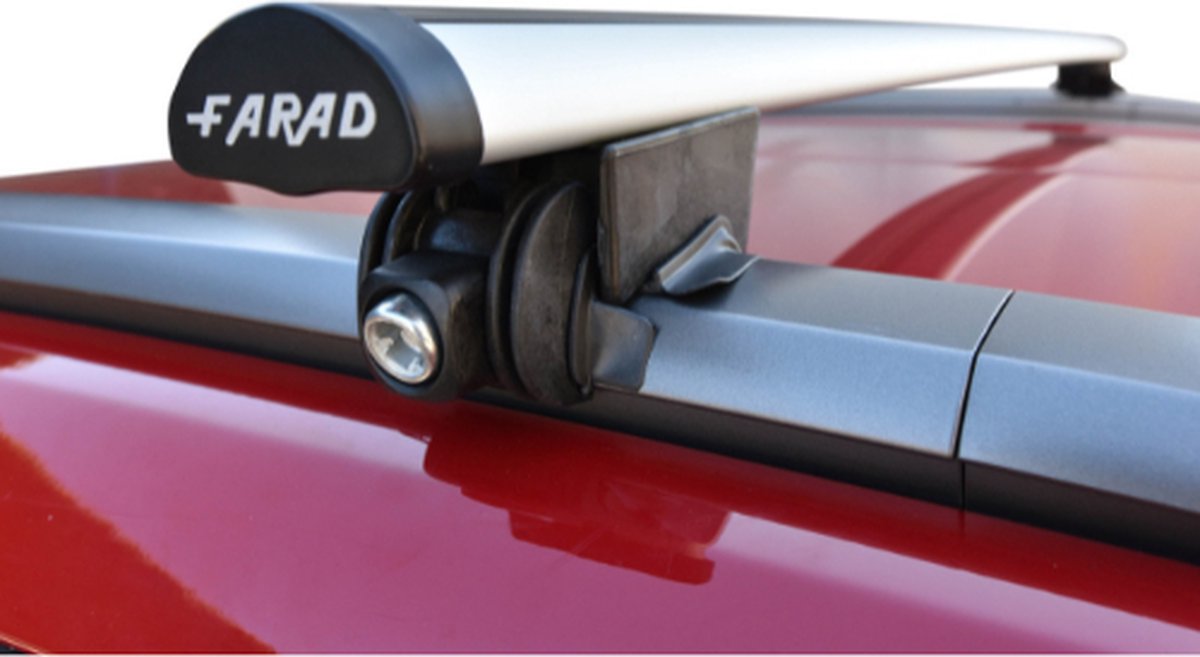 Dakdragers geschikt voor Volvo V60 Cross Country 2015 t/m 2018 gesloten dakrailing – Aluminium –100kg laadvermogen – Merk Farad