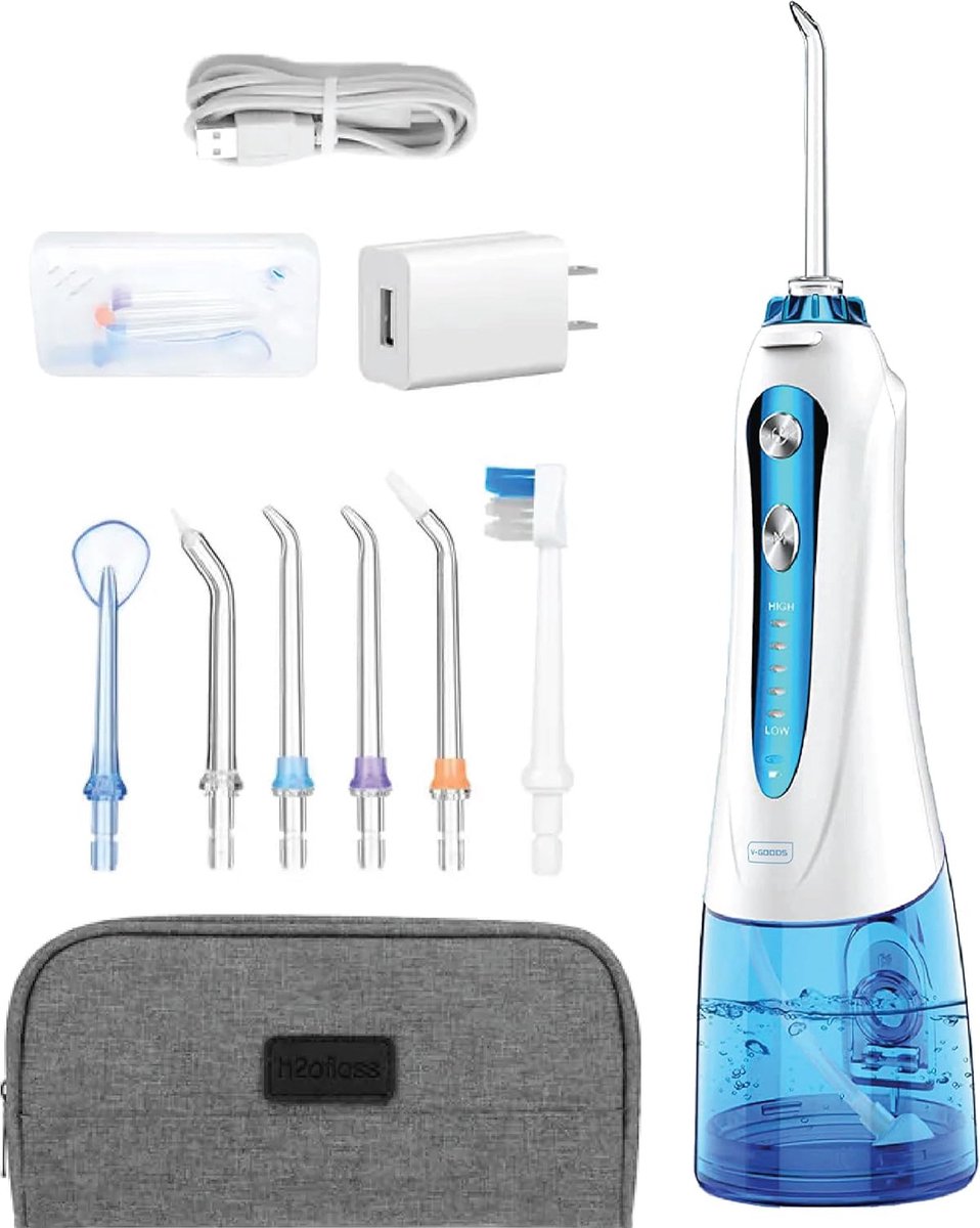 Bol.com Equivera Waterflosser - Monddouche - Draadloos - Mondverzorging aanbieding