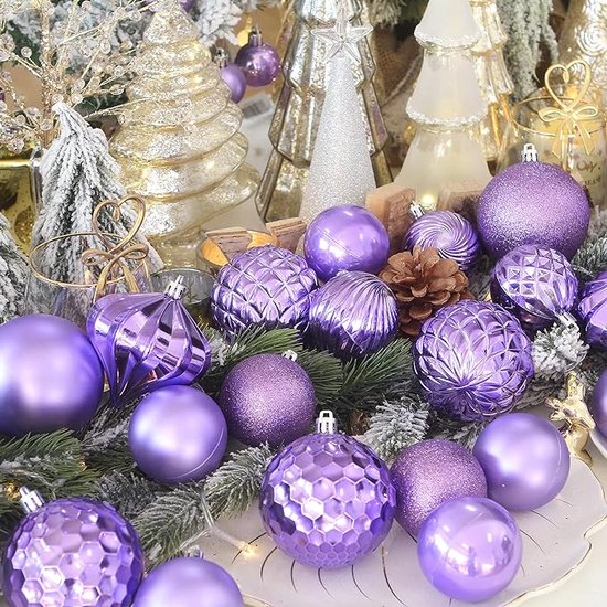 Onbreekbare Stitch Kerstballen - Leuk & Feestelijk - Set van 9