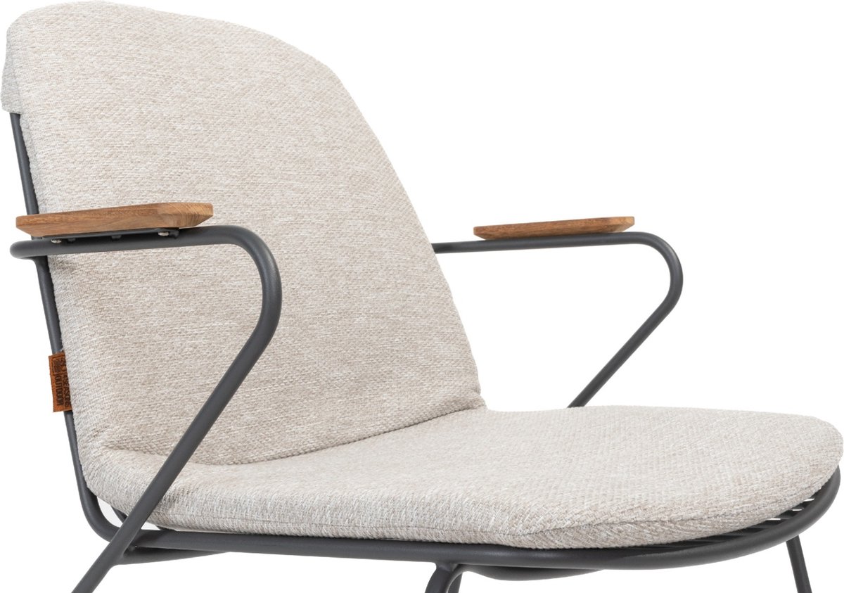 4 Seasons Outdoor Veneto chaise de jardin empilable - anthracite