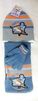 Disney Planes 3-delige Set - Muts + Sjaal + Handschoenen - Maat 52 cm hoofdomtrek - ± 2-4 jaar