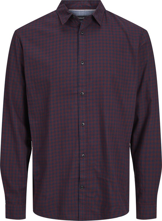 JACK&JONES JJEGINGHAM TWILL SHIRT L/S NOOS Heren Overhemd - Maat M