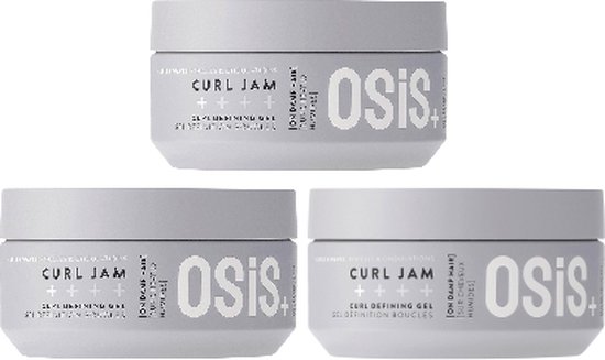 Schwarzkopf - OSiS+ - Curl Jam - Curl defining gel - voordeelverpakking - 3 x 300 ml