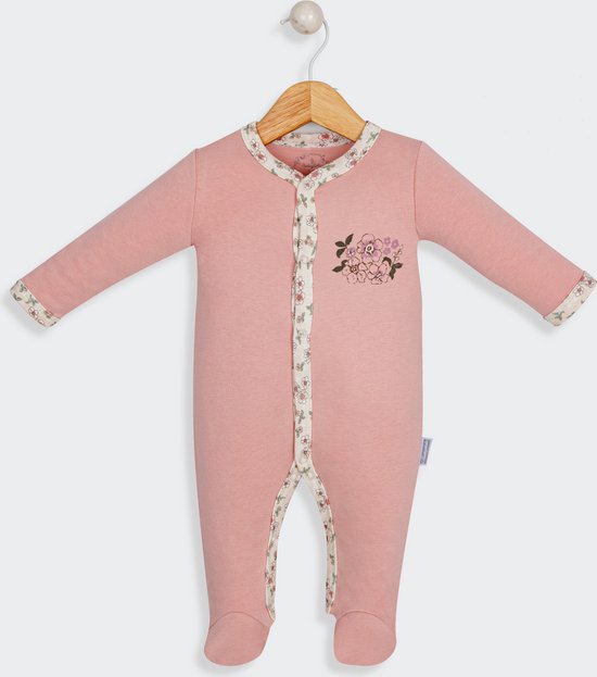 Baby jumpsuit dusty roze