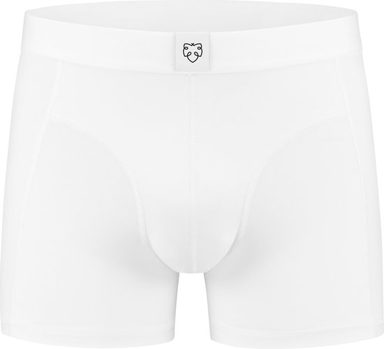 A-dam Okke - Boxershort - Katoen - Onderbroek - Ondergoed - Heren - Wit - S