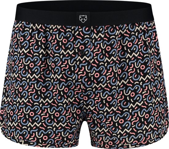 A-dam Melchior - Boxershort - Katoen - Onderbroek - Ondergoed - Heren - Zwart - M