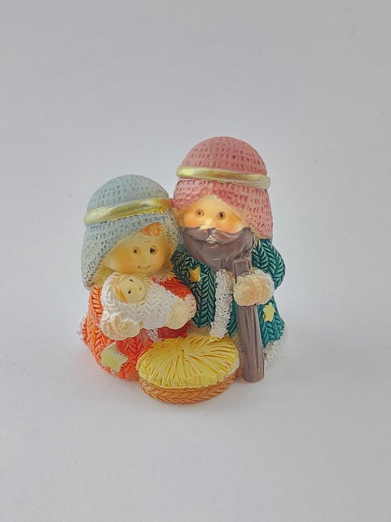 mini kribbe gekleurd / 3,8 cm type 1 blauw