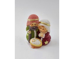 Mini kribbe gekleurd / 3,8 cm type 2 wit / kleine