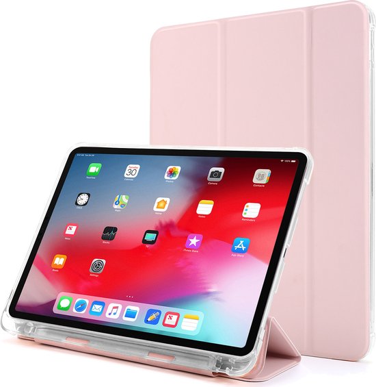 Geschikt Voor iPad 10 Hoes - 10e Generatie - 10.9 Inch - 2022 - Fonu Folio Case Cover - Shockproof - Met Autowake - Met Standaard - Hoesje Met Pencil Houder - Dun - A2757 - A2777 - A2696 - Roze