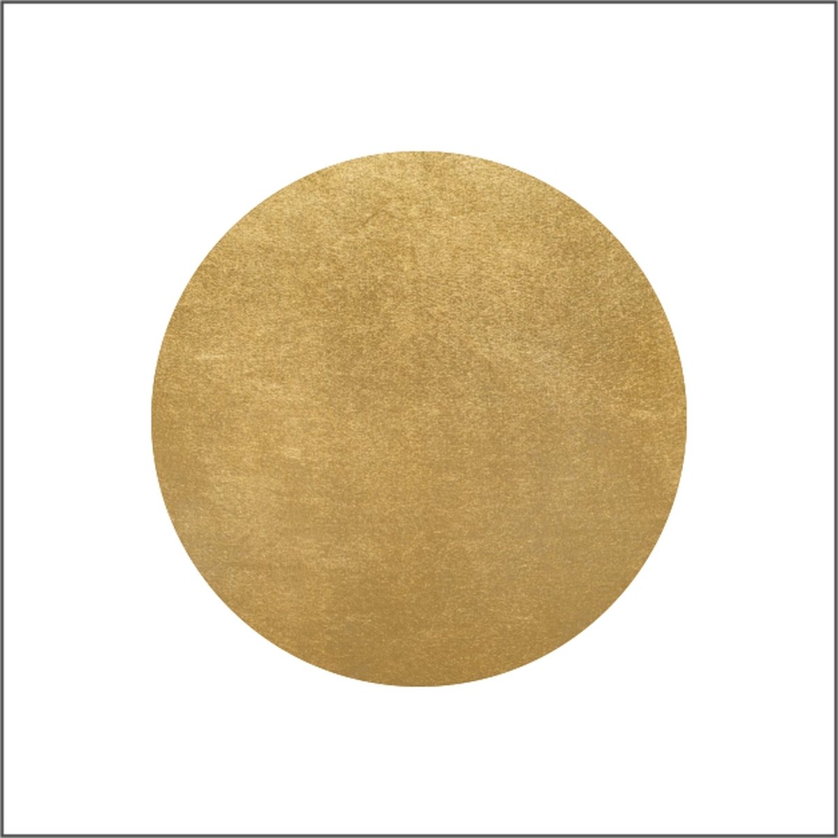 Sticker - Sluitzegel - GOUD ROND - Etiketten - O25mm - 1000 Stuks - Mat Goud
