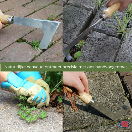 Synx Tools Couteau à joint à main Grattoir à mauvaises herbes - Grattoir à joints - Brosse à mauvaises herbes - Couteau à mauvaises herbes - grattoirs / grattoirs - grattoir à joints