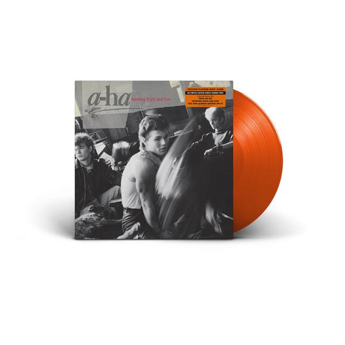 A-Ha Hunting High and Low - 1xLP oranje vinyl - 14 september 2023