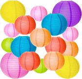 KICNIC papieren lampions, 12 stuks papierlampion, papieren