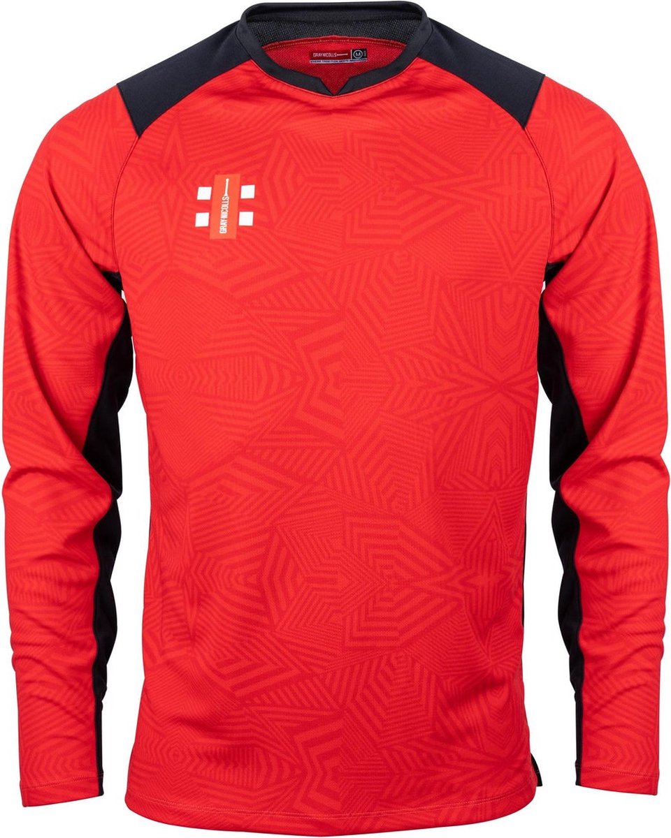 Gray-Nicolls Cricket SHIRT PRO T20 S/S RD/BK 11-12 11 - 12 Yrs - Rood / Zwart