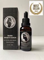 Beardy Baardgroei serum - navulverpakking - 100% Natuurlijk Baardgroeimiddel - Baardverzorging - Baard Olie - Beard Oil - Snor - Verzorging - Baardolie - 30 ml - Baardverzorging - Baardgroei