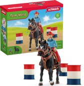 schleich FARM WORLD - Barrel racing met cowgirl - Kinderspeelgoed voor Jongens en Meisjes - 3 tot 8 jaar 42576