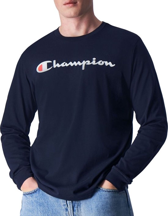 Champion Embroidered Longsleeve T-shirt Mannen - Maat S
