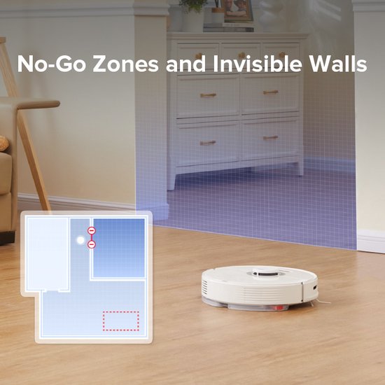 Roborock Q7 Max - Robotstofzuiger - met dweilfunctie - Multi-layer mapping - Automatisch hervatten