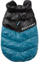 Fuzzyard South Harlem Jacket Marineblauw&Zwart - Hondenkleding - 40 cm