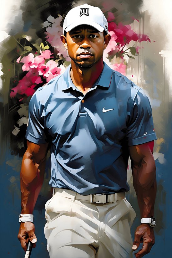 Golf Poster | Tiger Woods Poster | PGA | Sport Poster | 61x91cm | Wanddecoratie | Muurposter | MT | Geschikt om in te lijsten