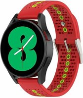 By Qubix Dot Pattern bandje - Rood - Xiaomi Mi Watch - Xiaomi Watch S1 - S1 Pro - S1 Active - Watch S2