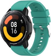 By Qubix Siliconen sportband - Aqua groen - Xiaomi Mi Watch - Xiaomi Watch S1 - S1 Pro - S1 Active - Watch S2
