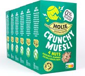 Holie Crunchy Muesli 4 Nuts - Ontbijtgranen - 400g x6