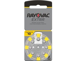 Rayovac 10 - PR70 Extra - 8 pack - 10 pakjes - 80 batterijen