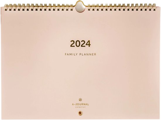 A-Journal Familieplanner 2024 - Beige