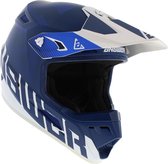 Casque motocross enfant Answer AR1 Bold bleu mat blanc - YM 49-50 cm