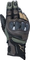 Alpinestars Belize V2 Drystar Gloves Black Forest Brown 2XL - Maat 2XL - Handschoen