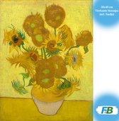 F4B Tournesols Vincent van Gogh Peinture de diamants 30x40cm | Pierres carrées | Van Gogh | Art | Peinture | Anciens maîtres | Forfait Adultes et Enfants